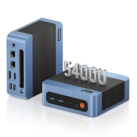 BOSGAME E5 Plus Mini PC: Ryzen 5400U, 8GB RAM, 256GB SATA SSD $191
