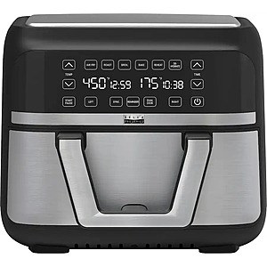 Bella Pro 9-Qt TriZone Dual Basket Touchscreen Air Fryer (Stainless Steel) $49.99 + Free Shipping