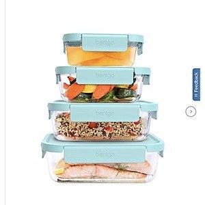 Bentgo 8-piece Glass Food Storage Set $26.99 Free Shipping Costco.com