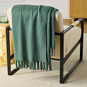Better Homes & Gardens 50" x 72" Faux Mohair Cozy Throw Blanket (Various Colors) $9.97 + Free Shipping w/ Walmart+ or on $35+