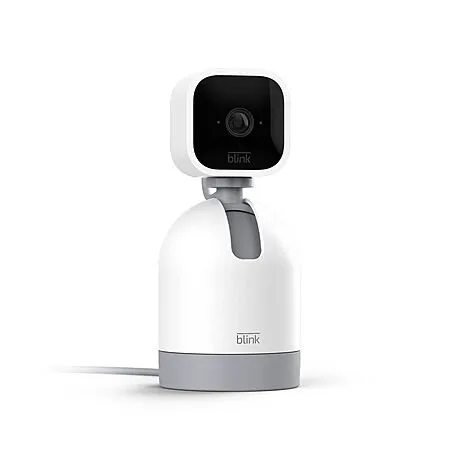 Blink Mini Pan-Tilt Camera (newest model) (White/Black)