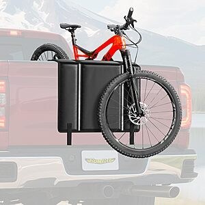 Bumbee Tailgate Bike Pad - Holds 2 Mountain Bikes with Reflective Safety Strips & 2Tool…