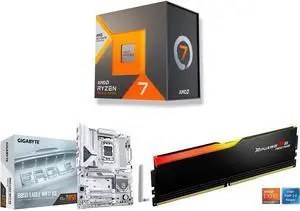 Bundle: AMD Ryzen 7 7700X3D, GIGABYTE B850 EAGLE WIFI7 ICE, G.SKILL Ripjaws M5 Neo RGB 16GB $528.98 + Free Shipping