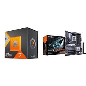 Bundle: AMD Ryzen 7 7800X3D Bundle with GIGABYTE B650E EAGLE WF6E w/ Gift $475.99 + Free Shipping
