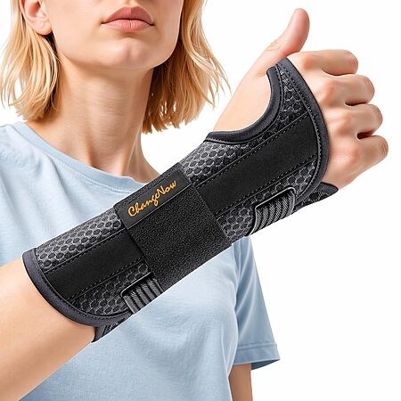 Changenow 3-Splint Carpal Tunnel Wrist Brace (Black) $5.49 + Free Shipping w/ Prime or on $35+