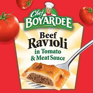 Chef Boyardee Beef Ravioli, 15 oz~$0.95 With S&S @ Amazon
