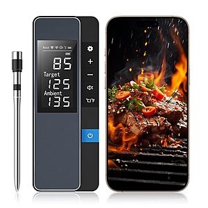 Chihod Smart Bluetooth Wireless Meat Thermometer w/ Real-Time Monitoring & App Control $17.99 + Free Shipping w/ Prime or on $35+
