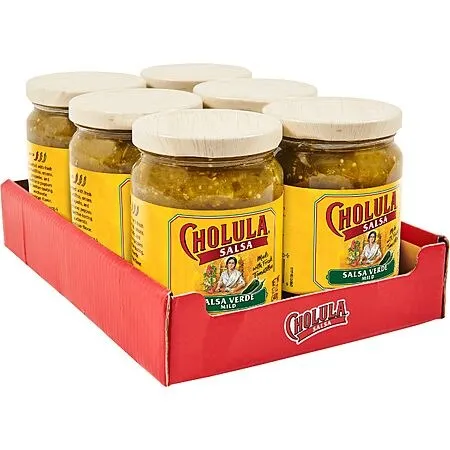 Cholula Salsa Verde, Mild Heat, 12 oz (Pack of 6)~