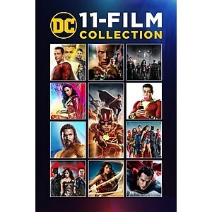 DC Heroes 11-Film Collection (Digital 4K Films) $20