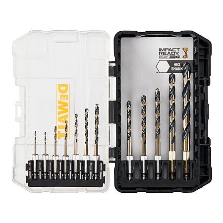 DEWALT 12 Pc Black and Gold Drill Bit Set (DWAH1182)