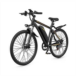 DYU M26 26" Electric City Bike 1000W Peak Motor 36V 10Ah Removable Battery $287.3 + Free Shipping