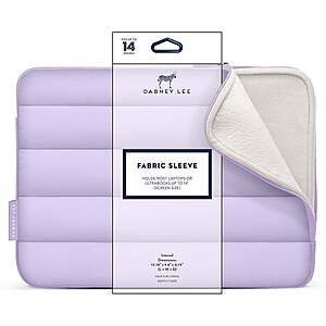 Dabney Lee 14" Laptop Sleeve (Lilac Purple) $3.20 + Free S&H w/ Walmart+ or on $35+