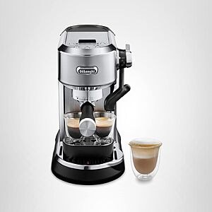 De'Longhi Dedica Maestro Plus Espresso Machine, Compact Stainless Steel Design $299.95