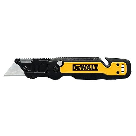 DeWalt Push & Flip Folding Utility Knife w/ Storage