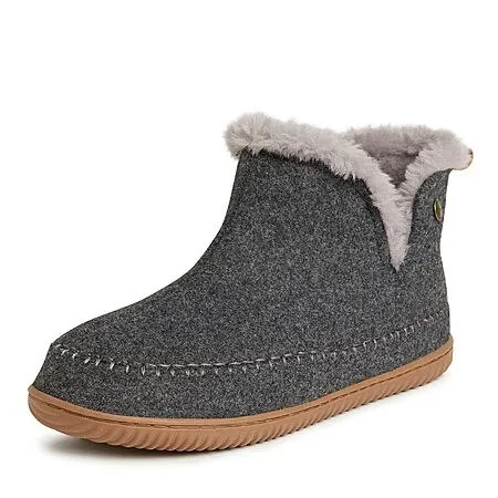 Dearfoams Brixen Men's Memory Foam Ankle Boot Slippers (various colors and sizes) for