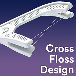 Dentek Floss Picks, X-Shaped Cross Flosser, Plaque Control Dental Floss Picks, 75 Count1.81 $1.69