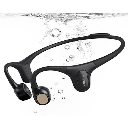 Dreame Aqua Plus Bone Conduction Headphones, Open-Ear Headphones, IP68, 32GB Storage $39.99