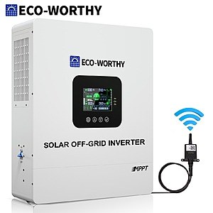 ECO-WORTHY 5000W 48V Solar Inverter 100A MPPT Off-Grid Charger $406 + Free Shipping