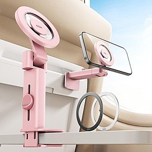 ESR Portable MagSafe Airplane Travel Phone Holder (Pink) $5.60 + Free Shipping w/ Prime or $35+ Orders