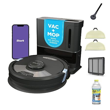 Early Prime Big Deal: Shark Matrix Plus Robot Vacuum & Mop Combo, 60-Day Self-Emptying, AV2610WA