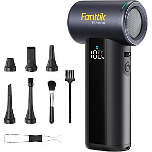 Fanttik B11 Pro Max Electric Air Duster w/ Power Bank Function / Flashlight (Black) $61.59 + Free Shipping