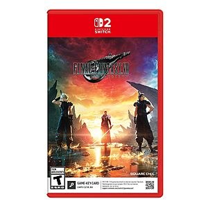 Final Fantasy VII: Rebirth Day One Edition (Nintendo Switch 2, Game-Key Card) - $34.99 @ Best Buy