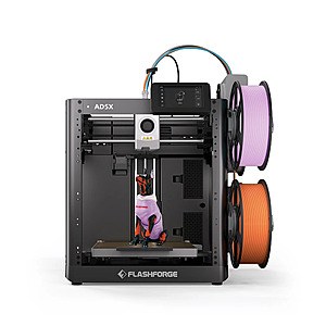 Flashforge AD5X Multi-Color 3D Printer $227 + Free S&H