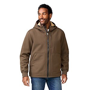 Free Country Men's Hooded Soft-Shell Jacket w/ Sherpa Fleece Lining (Saddle) $54.73 + Free Shipping $60+