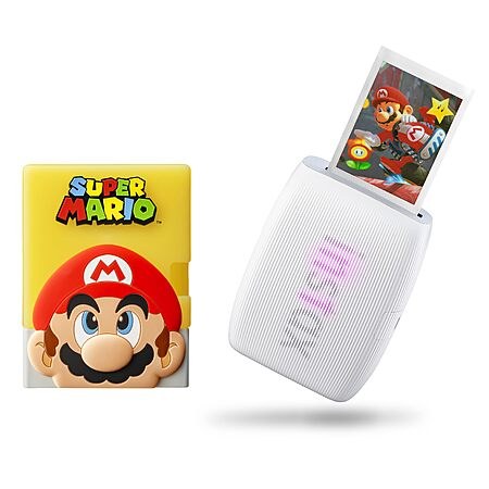 Fujifilm Instax Mini Link 3 Super Mario Smartphone Printer + Silicone Case $99.95