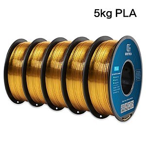 GEEETECH 5Kg Silk PLA 3D Printer Filament 1.75mm Final Price $35 + Free Shipping $35.3