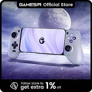 GameSir G8 Galileo Mobile Gamepad Hall Effect Sticks Triggers Type-C G8 $39.89 + Free Shipping