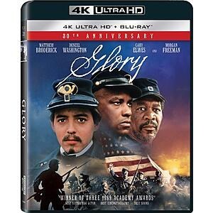 Glory - 4K + Blu-ray + Digital $13.49 Amazon.com