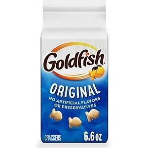 Goldfish Original Crackers, 6.6 Oz Bag~$1.78 After Coupon & S&S @ Amazon