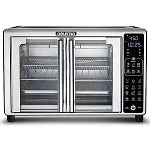 Gourmia 24L French Door 6-Slice Digital Toaster Oven Air Fryer w/ 19 One-Touch Presets $89 + Free Shipping