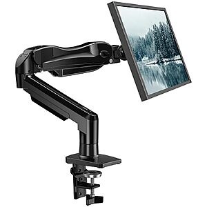 HUANUO FlowLift Single Monitor VESA Mount (13-32" - 20lbs) $20 @ Amazon
