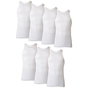 Hanes Men's Ultimate Tank Top, 6-Pack Set - White $22.61