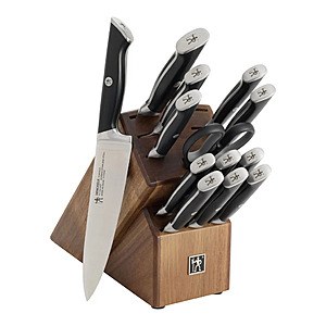 Henckels Forged X  14-pc, Knife Block Set w/Free Sharpener - $79.99