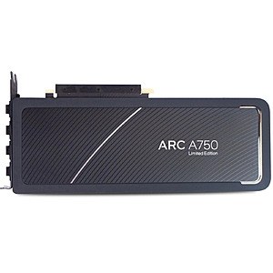 Intel ARC A750 Limited Edition 8GB GDDR6 PCIe 4.0 Graphics Card $149.99 + Free Shipping