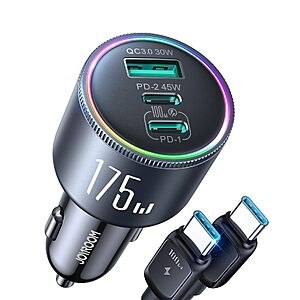 JOYROOM 175W Super Fast Car Charger - $12.49 AC