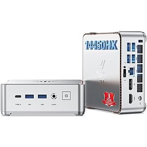 KAMRUI Hyper H2 Mini PC: i5-14450HX, 32GB DDR4, 1TB PCle4.0 SSD, Win 11 Pro $539.98