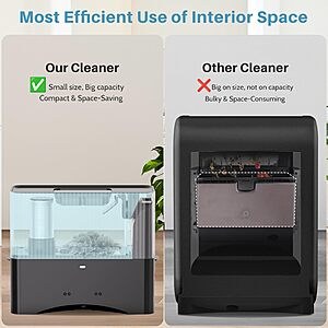 Keenhot Touchless Vacuum Automatic Dustpan - 20Kpa Suction Ultra Fast & Powerful Hair Vacuum for Sweeping Salons Pet Hair Food Dirt Home Kitchen $59.99