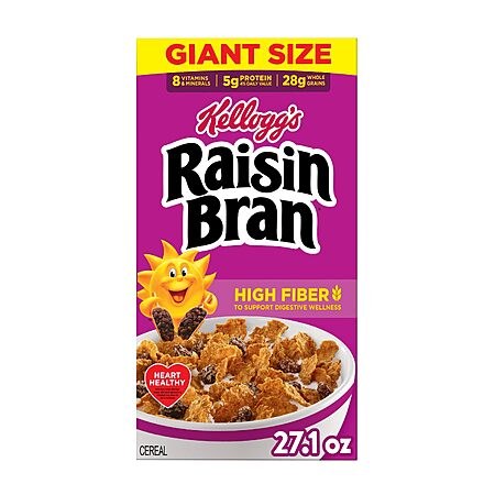 Kellogg's Raisin Bran Original Giant Size Breakfast Cereal 27.1 oz