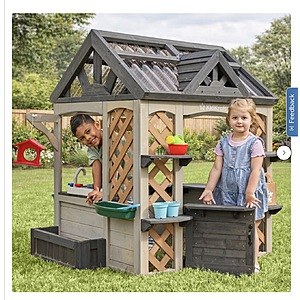 KidKraft Garden & Grow Outdoor Wood Greenhouse $299.99 Free Shipping Costco.com