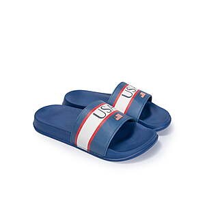 Kids Soccer Fan Slide Sandals, $2, FS WM+, USA, Spain and more, Walmart