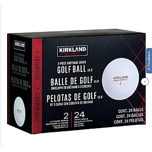 Kirkland Signature V3.0 Golf Ball $33.99 Also Available Yellow Golf Ball $33.99 Free Shipping Costco.com