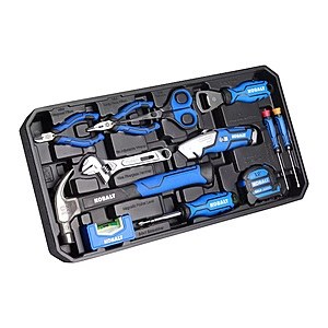 Kobalt 20 -Piece Blue Household Tool Set with Hard Case $24.98