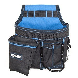 Kobalt Polyester Carpenter Tool Pouch, $6.49, free pickup, Lowe's