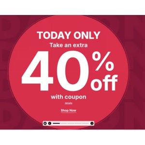Kohls Today Only : Promo Code SHOP40 - 40% off