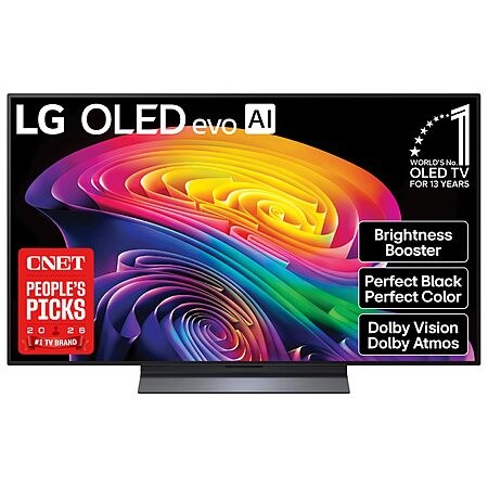 LG 48-Inch Class OLED evo AI 4K C6 Series Smart TV, 2026 Model | Dolby Atmos, Dolby Vision…