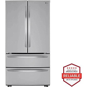 LG EDU qualify 29 cu. ft. 4 Door French Door Refrigerator with Double Freezer $729.00 + tax and 10% additional discount until 7/12/26 Free S&H